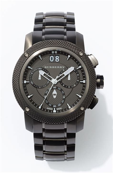 burberry chronograph bracelet watch